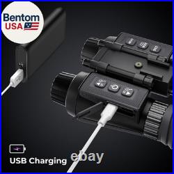 4K Head-Mounted Night Vision Goggles & Binoculars for Adults Infrared NVG with