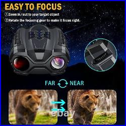 4K Infrared Digital Night Vision Goggles 10X Digital Zoom 4000mAH Battery Life