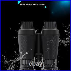 4K Infrared Night Vision Binocular Helmet 3D Goggles Adjustable IPD Outdoor