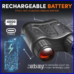 4K Infrared Night Vision Goggles with 32GB Card & 4000mAh Rechargeable Battery 4K Infrared Night Vision Goggles with 32GB Card & 4000mAh Rechargeable Battery