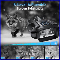 4K Night Vision Binoculars, Infrared Night Vision Goggles for Adults, 3'' HD Scr