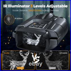 4K Night Vision Binoculars Tactical Light 5000mAh Infrared Vision Night Goggle 4K Night Vision Binoculars Tactical Light 5000mAh Infrared Vision Night Goggle
