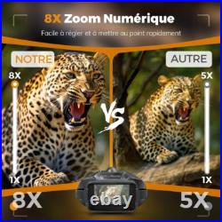 4K Night Vision Binoculars Tactical Light 5000mAh Infrared Vision Night Goggle