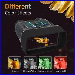 4K Night Vision Binoculars for Adults, 1312FT Night Vision Goggles 8X Digital Zo