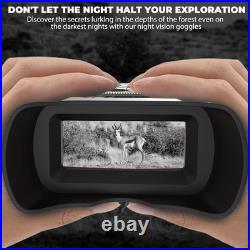 4K Night Vision Goggles- 10X Optical & 8X Digital Zoom, 1315FT Infrared Range, R