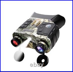 4K Night Vision Goggles 1300FT Range Flashlight Compass 5000mAh Battery