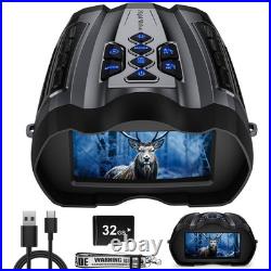 4K Night Vision Goggles, 16X Zoom Binoculars, 1000FT Range, Rechargeable Battery 4K Night Vision Goggles, 16X Zoom Binoculars, 1000FT Range, Rechargeable Battery