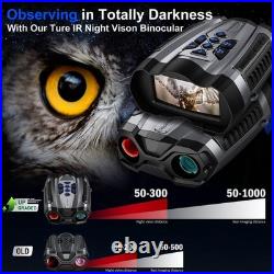 4K Night Vision Goggles, 16X Zoom Binoculars, 1000FT Range, Rechargeable Battery 4K Night Vision Goggles, 16X Zoom Binoculars, 1000FT Range, Rechargeable Battery