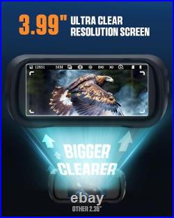 4K Night Vision Goggles, 3.99 Large Screen, 5000Mah Battery (Up to 18 Hours), F
