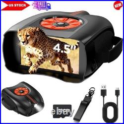 4K Night Vision Goggles, 4.5 IPS Screen IR Binoculars with 10X Zoom for Adults