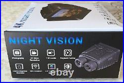 4K Night Vision Goggles 4.5'' Large Screen Binoculars with WiFi & App Control