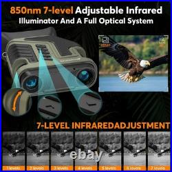 4K Night Vision Goggles 80X Magnification, 10X Optical Zoom, 1315FT Range, 64G