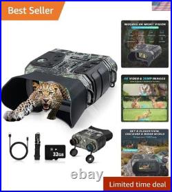 4K Night Vision Goggles 8X Zoom, 1300FT Range for Camping & Security Enthus