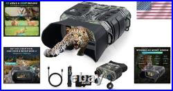 4K Night Vision Goggles 8X Zoom, 1300FT Range for Camping & Security Enthus