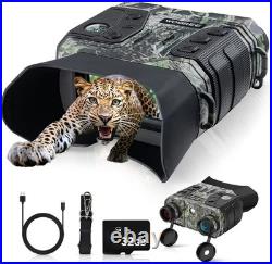 4K Night Vision Goggles 8X Zoom, 1300FT Range for Camping & Security Enthus