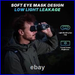 4K Night Vision Goggles 8X Zoom, 1300FT Range for Camping & Security Enthus