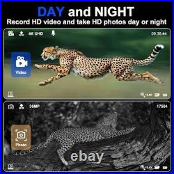 4K Night Vision Goggles Adult 16x Digital Zoom 3.5 Screen 5000mAh Infrared