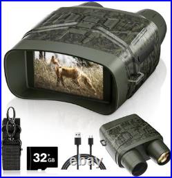 4K Night Vision Goggles Binoculars 32GB TF Card Camouflage Save Video And Photo