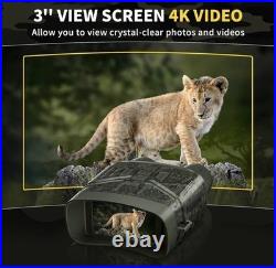 4K Night Vision Goggles Binoculars 32GB TF Card Camouflage Save Video And Photo