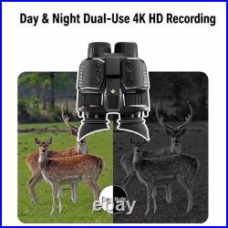 4K Night Vision Goggles Binoculars Head Mounted 7x Digital Zoom Outdoor