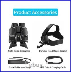 4K Night Vision Goggles Binoculars Head Mounted 7x Digital Zoom Outdoor 4K Night Vision Goggles Binoculars Head Mounted 7x Digital Zoom Outdoor