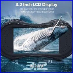 4K Night Vision Goggles Binoculars Infrared in 100% black