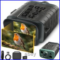 4K Night Vision Goggles Binoculars with Rangefinder 5000mAH for Hunting 18XZoom