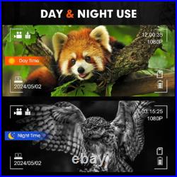 4K Night Vision Goggles Digital Infrared Binoculars Rechargeable Hunting Camera