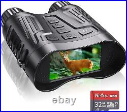4K Night Vision Goggles Digital Infrared Binoculars for Adults 3.2 Large Screen