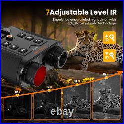 4K Night Vision Goggles Digital LRF Head Mounted Hunting Rechargeable Binoculars 4K Night Vision Goggles Digital LRF Head Mounted Hunting Rechargeable Binoculars