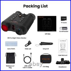 4K Night Vision Goggles Digital LRF Head Mounted Hunting Rechargeable Binoculars 4K Night Vision Goggles Digital LRF Head Mounted Hunting Rechargeable Binoculars