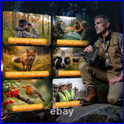 4K Night Vision Goggles IR Digital Binoculars For Darkness Sunreillance 18X Zoom