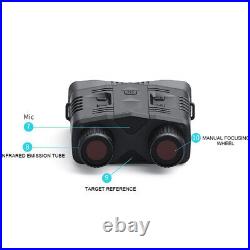 4K Night Vision Goggles Infrared Digital 10X Zoom Full HD Binoculars Photo Video