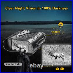 4K Night Vision Goggles, Night Vision Binoculars, 3.2'' IPS Screen, Digital Infr