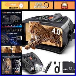 4K Night Vision Goggles for Adults 10X Digital Zoom, Infrared Vision, Waterpro