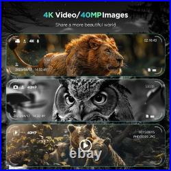 4K Night Vision Goggles for Adults, 2000FT Infrared Night Vision Binoculars with