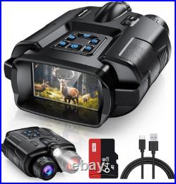 4K Night Vision Goggles for Adults, 2000FT Infrared Night Vision Binoculars with
