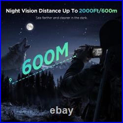 4K Night Vision Goggles for Adults, 2000FT Night Vision Binoculars with 64GB 4K Night Vision Goggles for Adults, 2000FT Night Vision Binoculars with 64GB