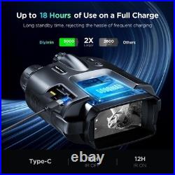 4K Night Vision Goggles for Adults, 2000FT Night Vision Binoculars with 64GB 4K Night Vision Goggles for Adults, 2000FT Night Vision Binoculars with 64GB