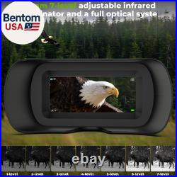 4K Night Vision Goggles up to 80X Total Magnification, 10X Optical + 8X Digita