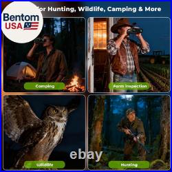 4K Night Vision Goggles up to 80X Total Magnification, 10X Optical + 8X Digita