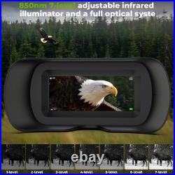 4K Night Vision Goggles, up to 80X Total Magnification, 64GB TF Card, 1315FT