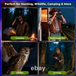 4K Night Vision Goggles, up to 80X Total Magnification, 64GB TF Card, 1315FT