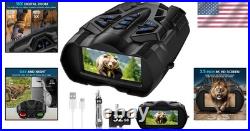 4K Night Vision Goggles with 16X Zoom & 1000FT Infrared Perfect for Adventures