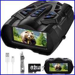 4K Night Vision Goggles with 16X Zoom & 1000FT Infrared Perfect for Adventures