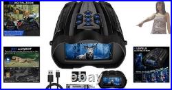 4K Night Vision Goggles with 16X Zoom & Infrared Perfect for Night Adventures