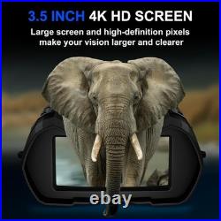 4K Night Vision Goggles with 16X Zoom & Infrared Perfect for Night Adventures