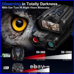 4K Night Vision Goggles with 16X Zoom & Infrared Perfect for Night Adventures