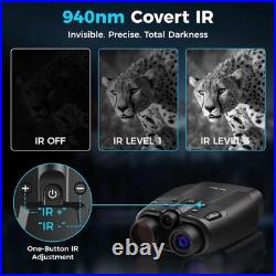 4K Night Vision Goggles with 3.99 HD Screen Optimal for Wildlife Observation 4K Night Vision Goggles with 3.99 HD Screen Optimal for Wildlife Observation