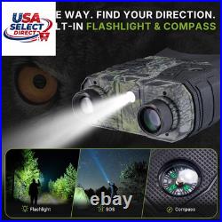 4K Night Vision Goggles with 8X Digital Zoom & 5000mAh Battery 4K Night Vision Goggles with 8X Digital Zoom & 5000mAh Battery